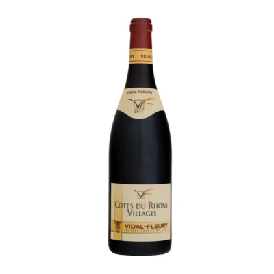 Rượu vang đỏ Vidal Fleury Cotes Du Rhone Villages