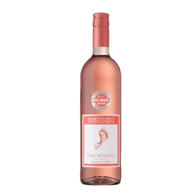 Rượu vang hồng Barefoot Pink Moscato