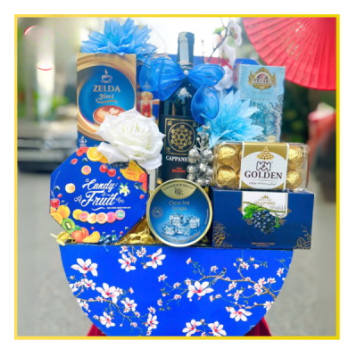 Giỏ Quà Tết Rượu Vang 2025 – RW08