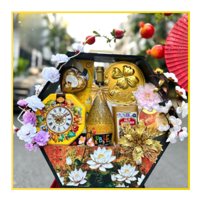 Giỏ Quà Tết Rượu Vang 2025 – RW09