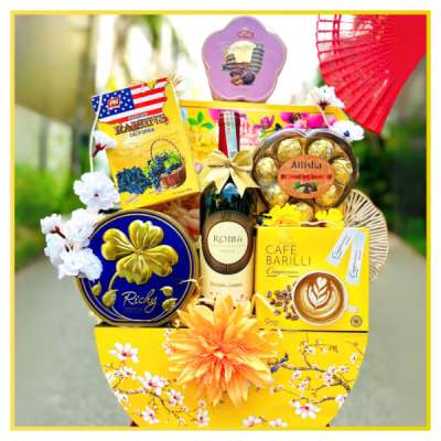 Giỏ Quà Tết Rượu Vang 2025 – RW07