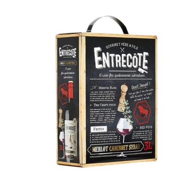 Vang bịch Entrecote Merlot Cabernet Sauvignon 3L