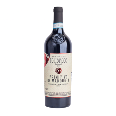 Rượu vang đỏ Tombacco Primitivo di Manduria